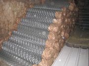 Сетка рабица металлическая оцинкованная с загнутыми концами разных раз